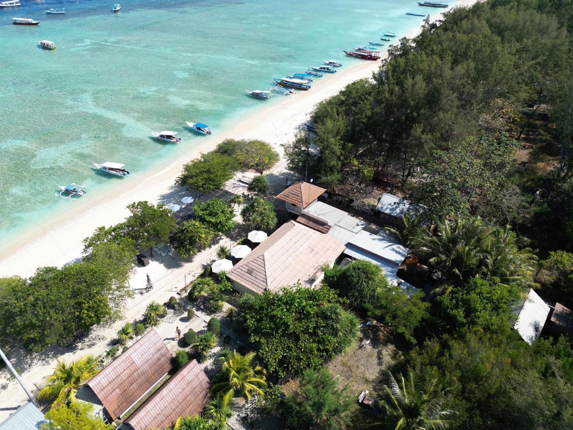 Two Brothers Bungalows Gili Meno Exteriör bild