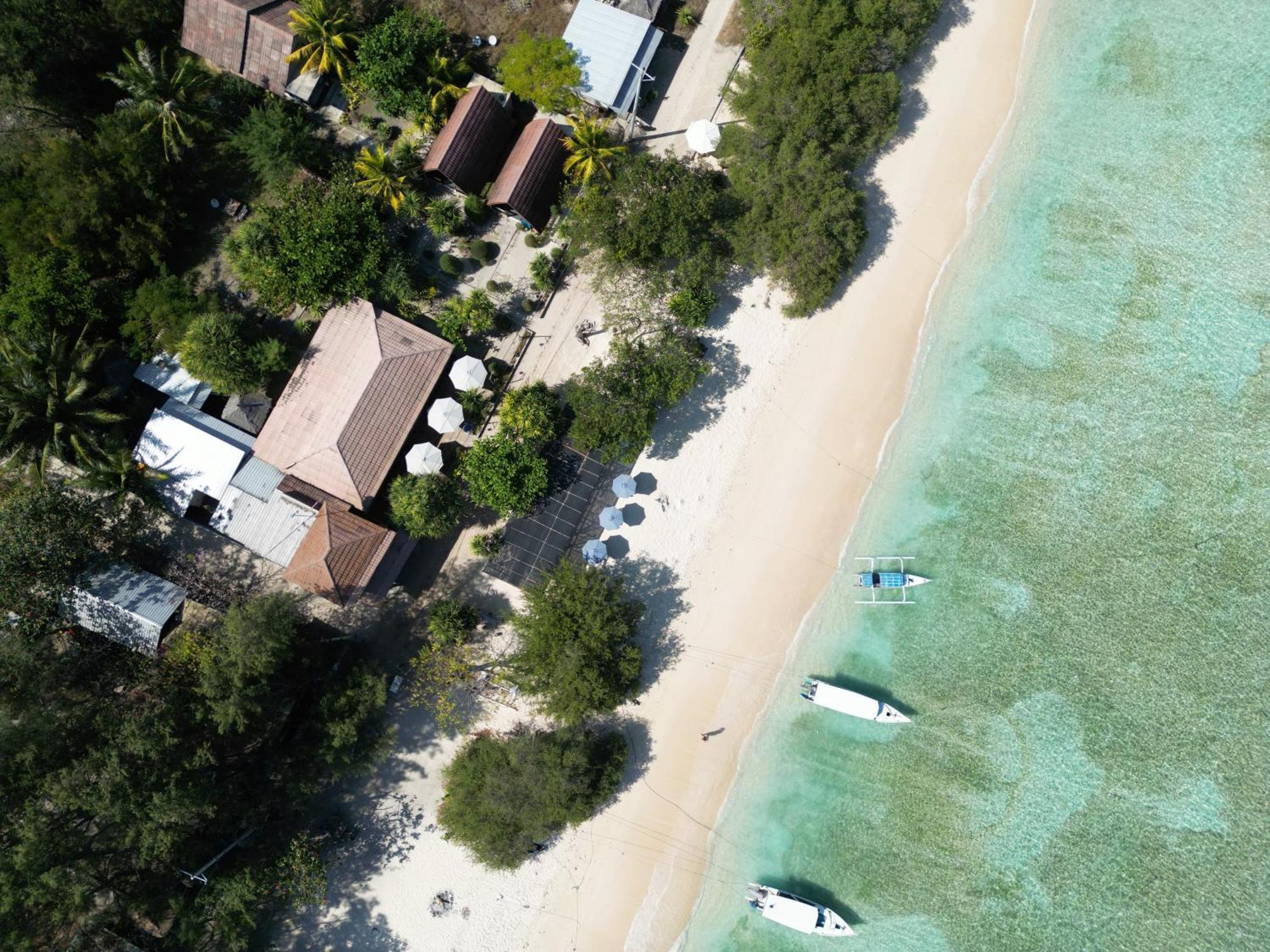 Two Brothers Bungalows Gili Meno Exteriör bild